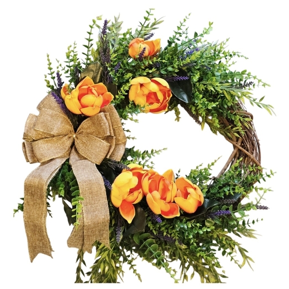 Rustic Spring Wreath - Picture 2 of 9